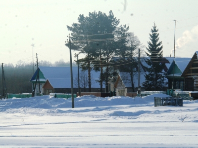 Зима в деревне