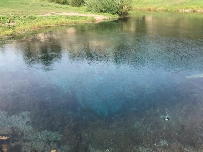 Голубое озеро