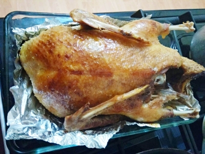 Жареный гусь