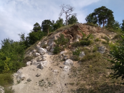 Скала над Голубым озером (Зянгяр куль)