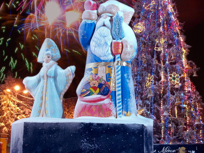 Новогодняя ёлка на площади Ленина, 2010 год