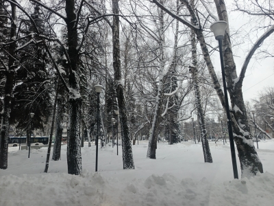 Сквер в городе