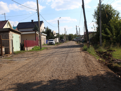 Щебёночная дорога