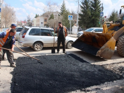 Асфальтирование дороги