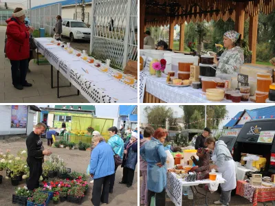 Ярмарка на базаре