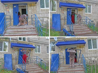 Замена входных дверей