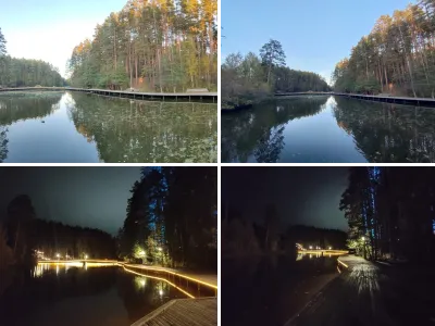 Озеро в лесу