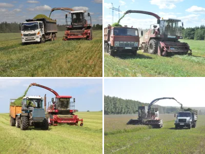 Заготовка сенажа