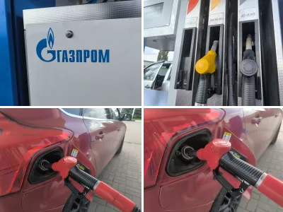 Колонка на заправке