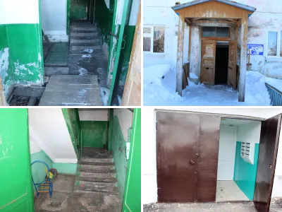 Разные подъезды